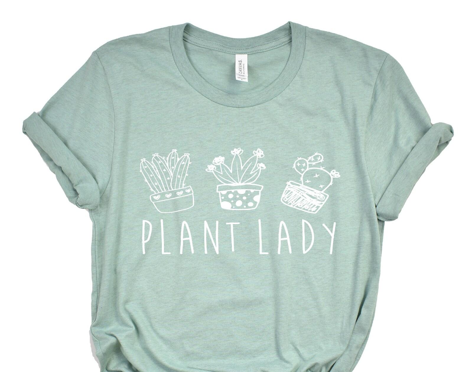 Plant Lady Shirt, Crazy Plant Lady Shirt, Plant Based Plant Powered, Plant Lover Gift, Plant Mama, Funny Plant Shirt, Vegan Tee,Gift For Her L