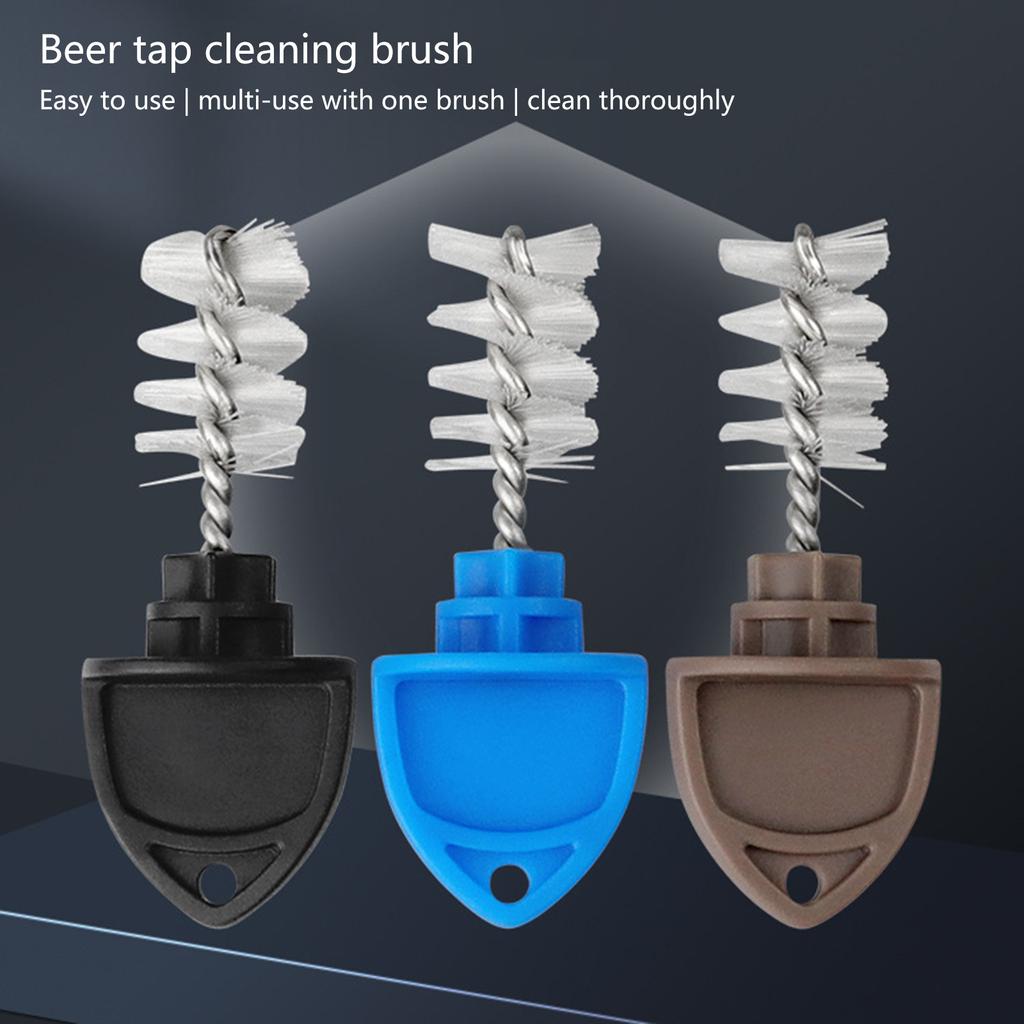 10pcs Beer Plug Tap Brush Beer Tap Plug Brush Beer Faucet Tap Cleaning Brushes Faucet Plug Brush for Bar Home Use