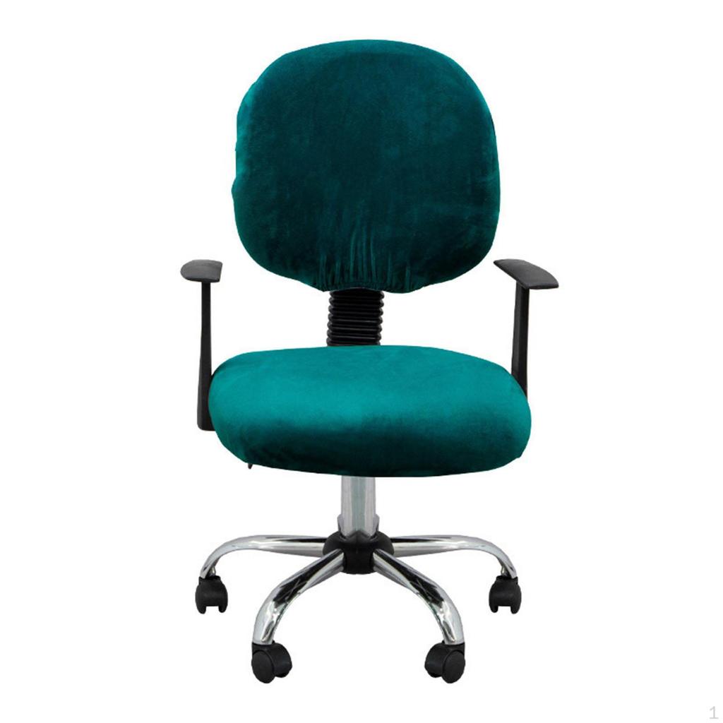 Computer Chair Cover, Office Seat Split Stretch Backrest