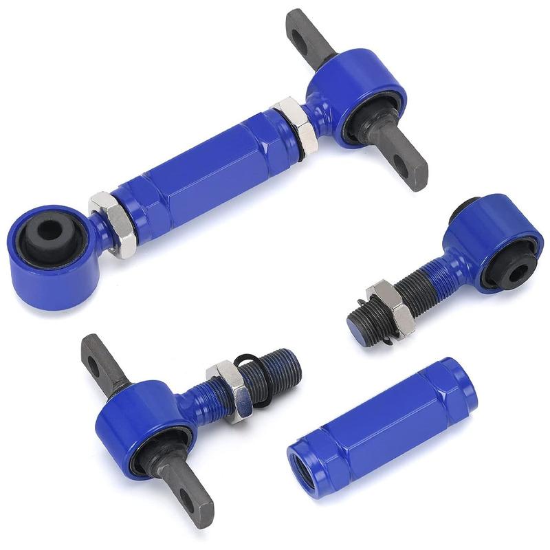Front Upper Camber Kit Control Arm for Honda Civic EG 92-95 Suspension Oscillating Arm Rear Adjustable Control Arm Blue Red