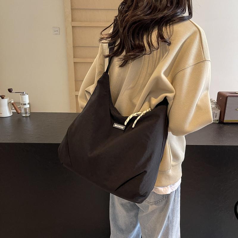 Casual Nylon Hobos Crossbody Bag for Women Designer Shoulder Bags Large Capacity Tote Lady Travel Shopper Bag Female Purses 2025