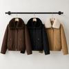Removable large fur collar warm thickened cotton coat women's winter new loose pie overcome cotton clothes