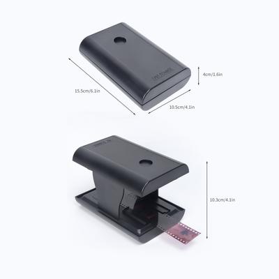 Mobile Film and Slide Scanner for 35mm 135mm Negatives and Slides with LED Backlight Free APP Foldable Novelty Scanner
