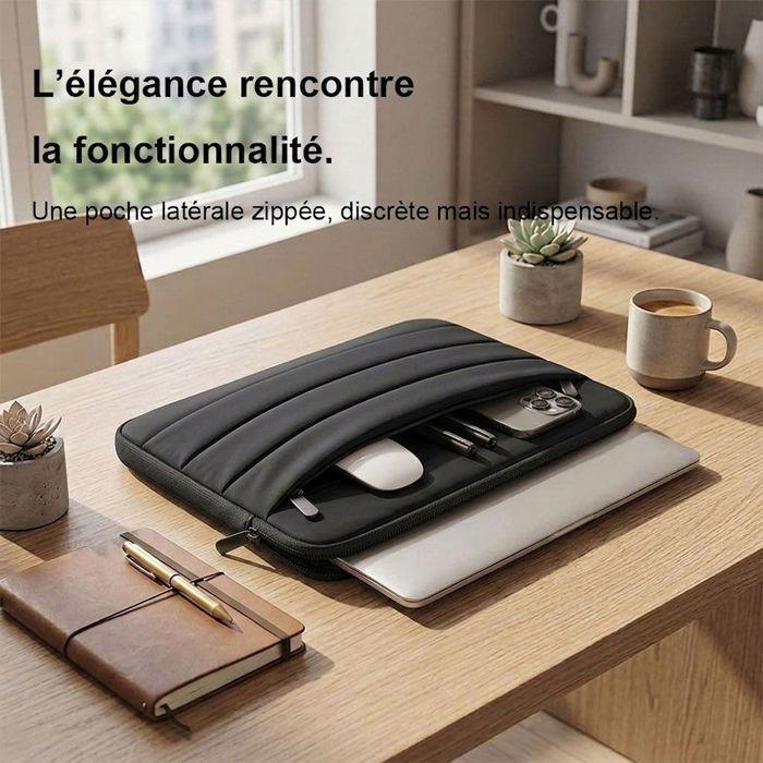 Housse pour Ordinateur Portable 14" - Compatible avec MacBook Air Acer Lenovo Dell Asus - Noir