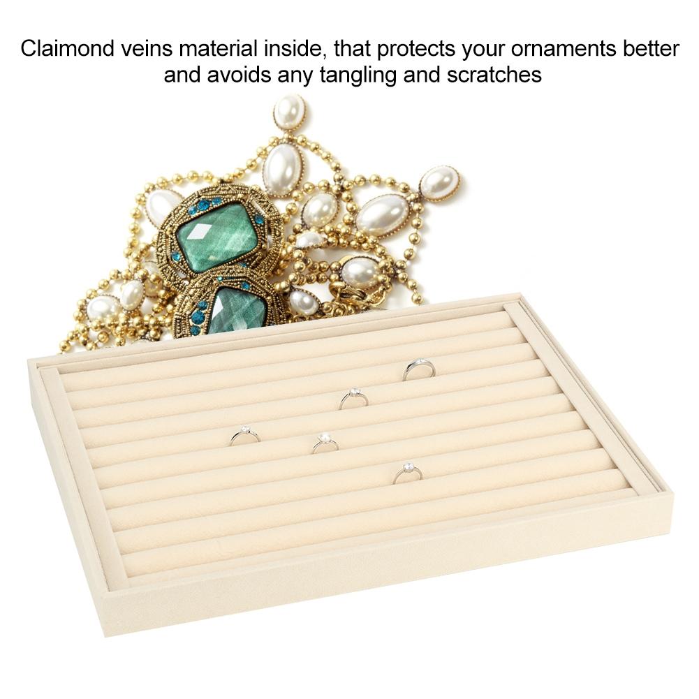 Jewellery Display Storage Box Bracelet Necklace Ear Container ( Tray)