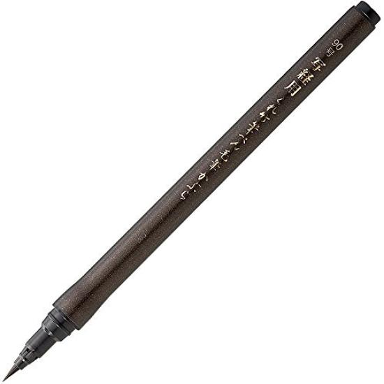 

Kuretake Kabura Brush Pen for Sutra Size Set of 3 Calligraphy, 90, DJ160-90S, чорний