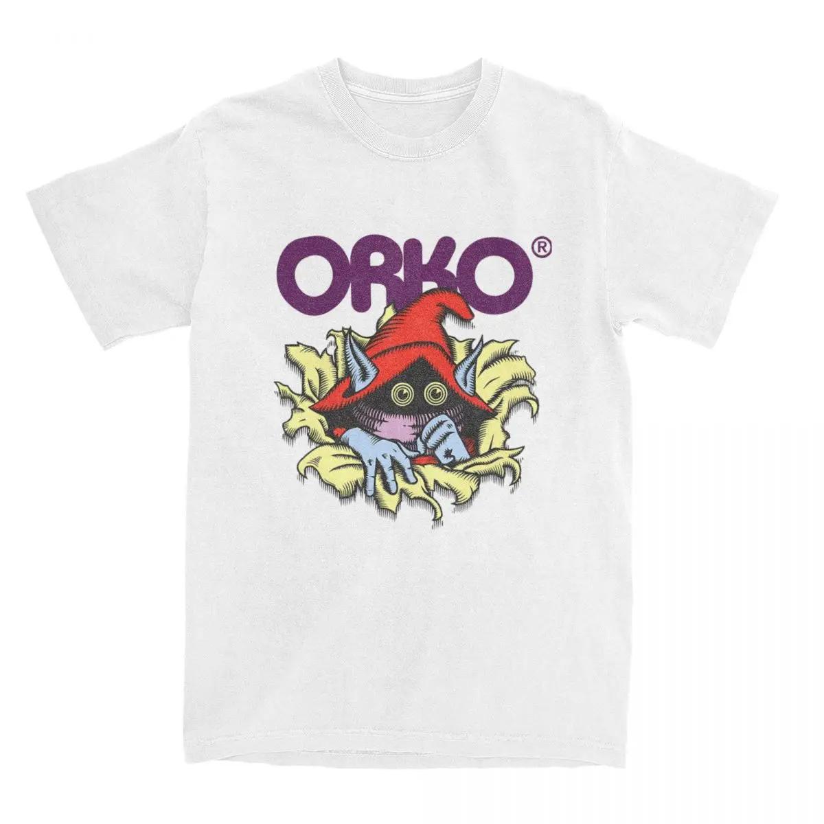 

Винтажная симпатичная футболка Orko для мужчин и женщин, футболки Masters of the Universe, одежда для взрослых XXXXXL белый