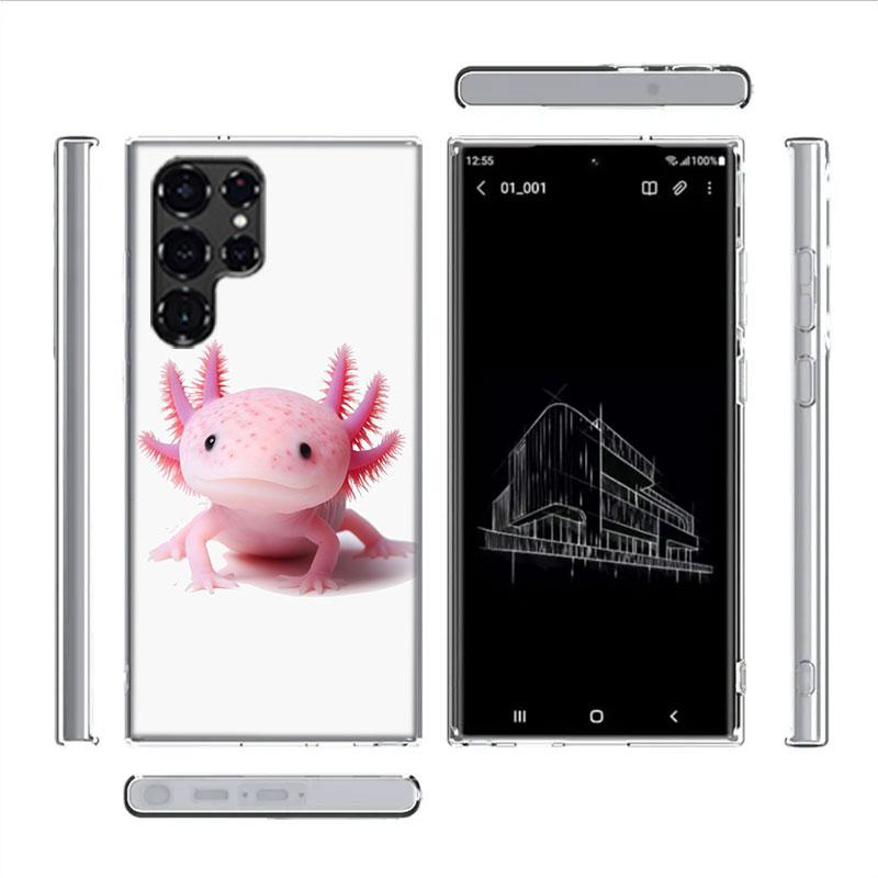 Smiling Salamander Cases Phone Case for Samsung Galaxy S26 Ultra S25 Edge S24 S23 FE S21 Plus S20 S22 S10 Cover TPU Capa Shell S