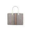 Perry Quilted Logo Commuter Large Capacity Coated Canvas Tote Bag Shopping Bag Shoulder Handbag Women Tote Brown Multicolor 82398-293
