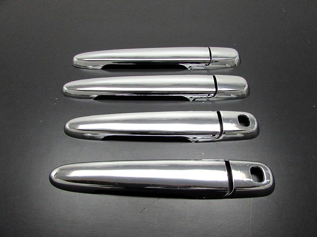 BRIGHTZ Chrome Door Handle Covers and Knobs for Tanto Compatible with and 610 LA600S/LA610S (Part Number TNT600-NOBU-FS-AD0AE2FD2FH0) - LA600, LA610,