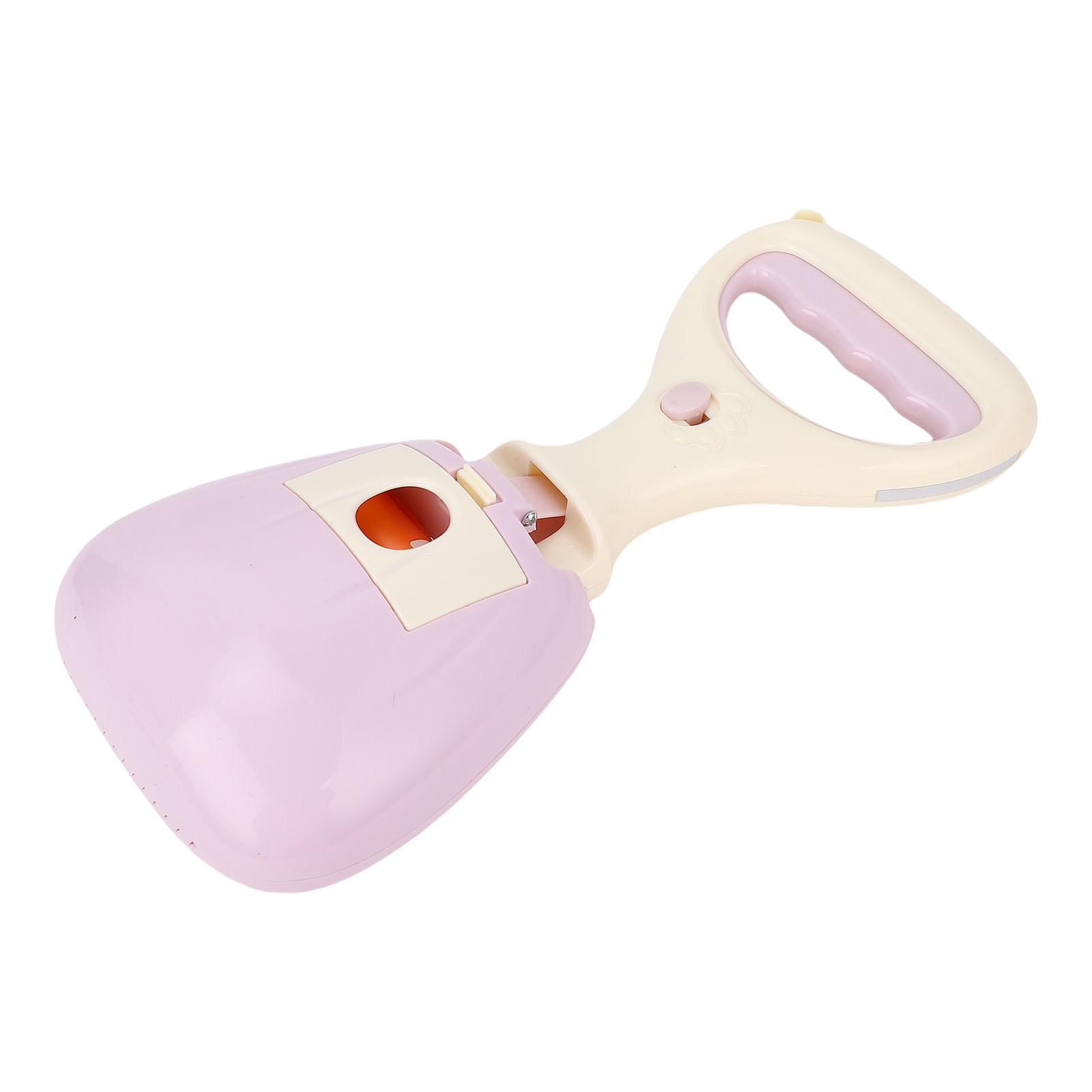 

Portable Dog Pooper Scooper Ergonomic Handle Pet Travel Waste Pick Up Poop Scoop with Bag
