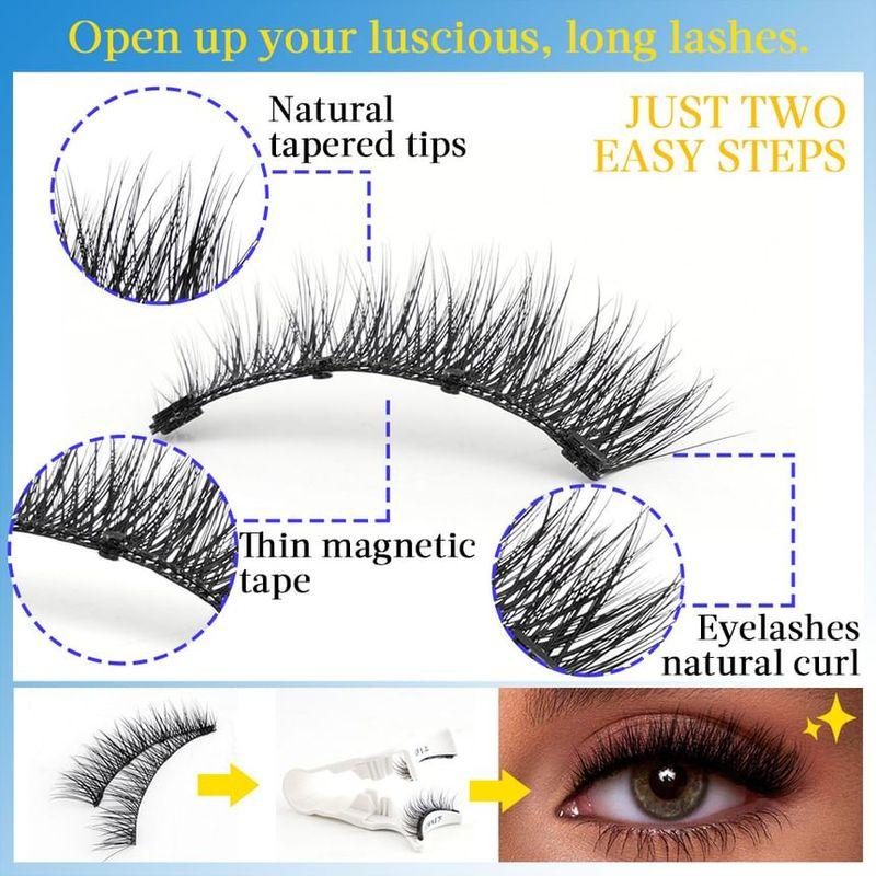 Lashie - Natural Magnetic False Eyelashes (Various Designs)