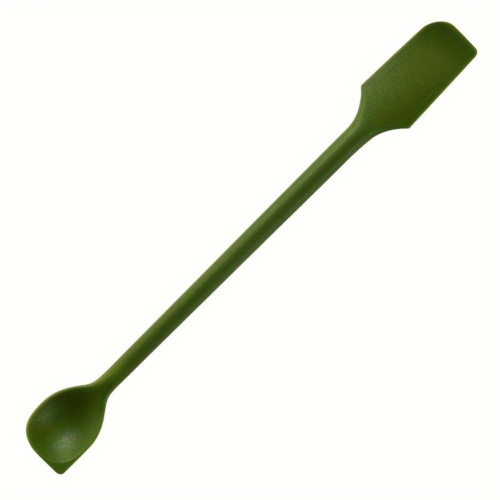 

Silicone Mini Scraper Baking Double End Two in One Spatula Jam Bottle Scraper Spoon Set kitchen accessories зелёный