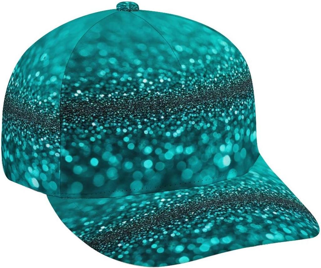 Zucker Totenkopf Buntes Blumenmuster Sonnenhut Herren Damen Verstellbare Druckknöpfe Baseballkappe Dad Cap zum Angeln Tennis Outdoor