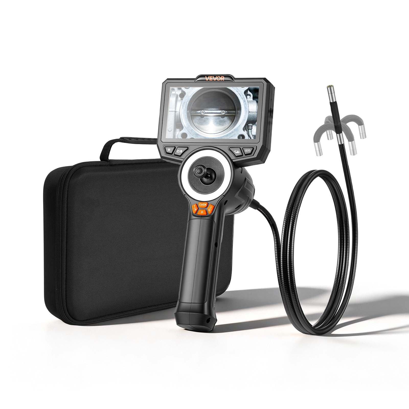 VEVOR Articulating Endoscope with Light, 4-Way