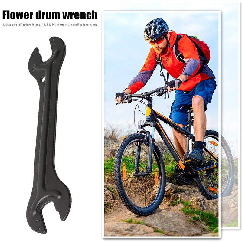 1Pc Mountain Bike Repair Kit Steel Lightweight Hub Axle Tool Hub Maintenance Bicycle Drum Wrench Axle Hub Cone Spanner