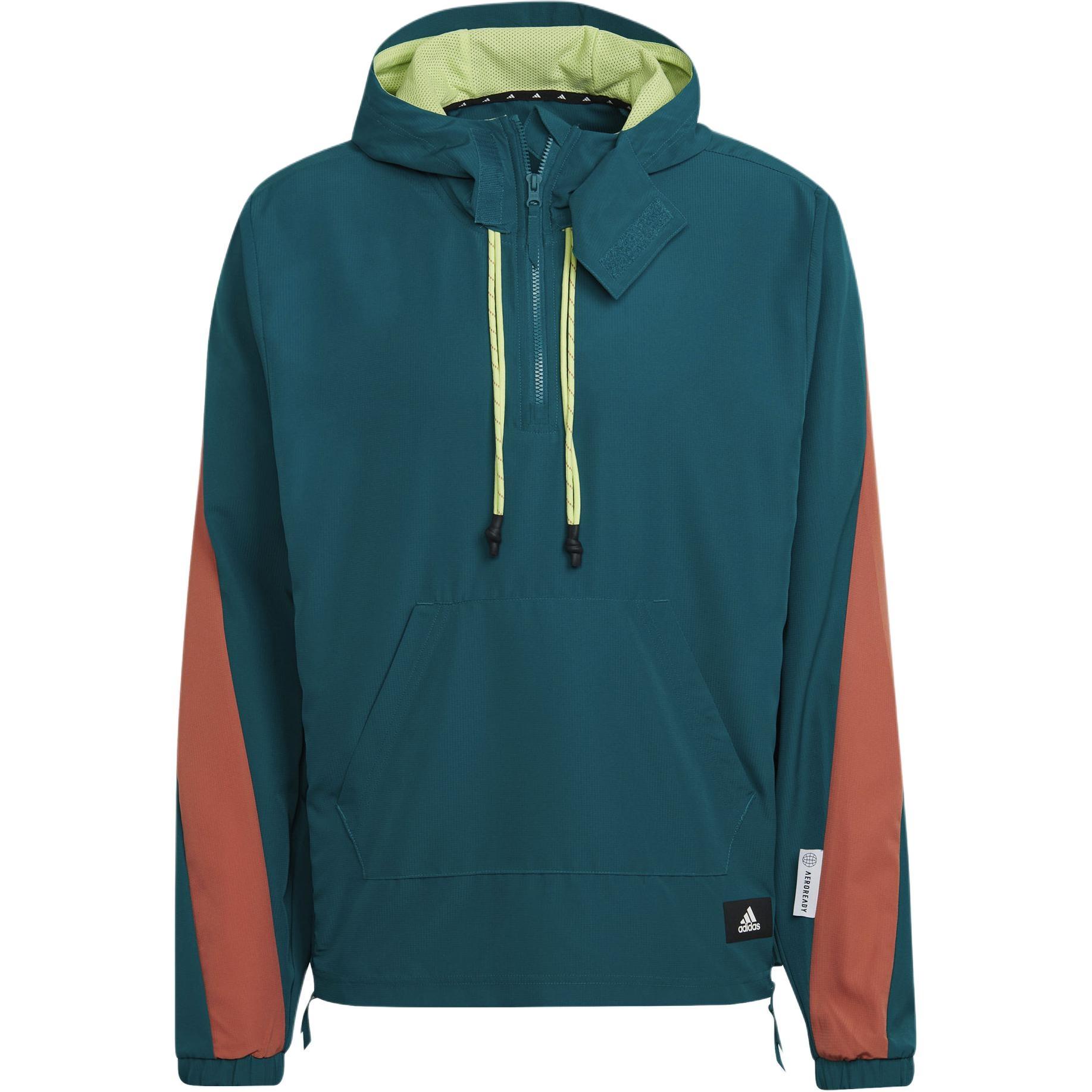 Adidas Coupe-vent Summer Aeroready Windbreaker `Green`