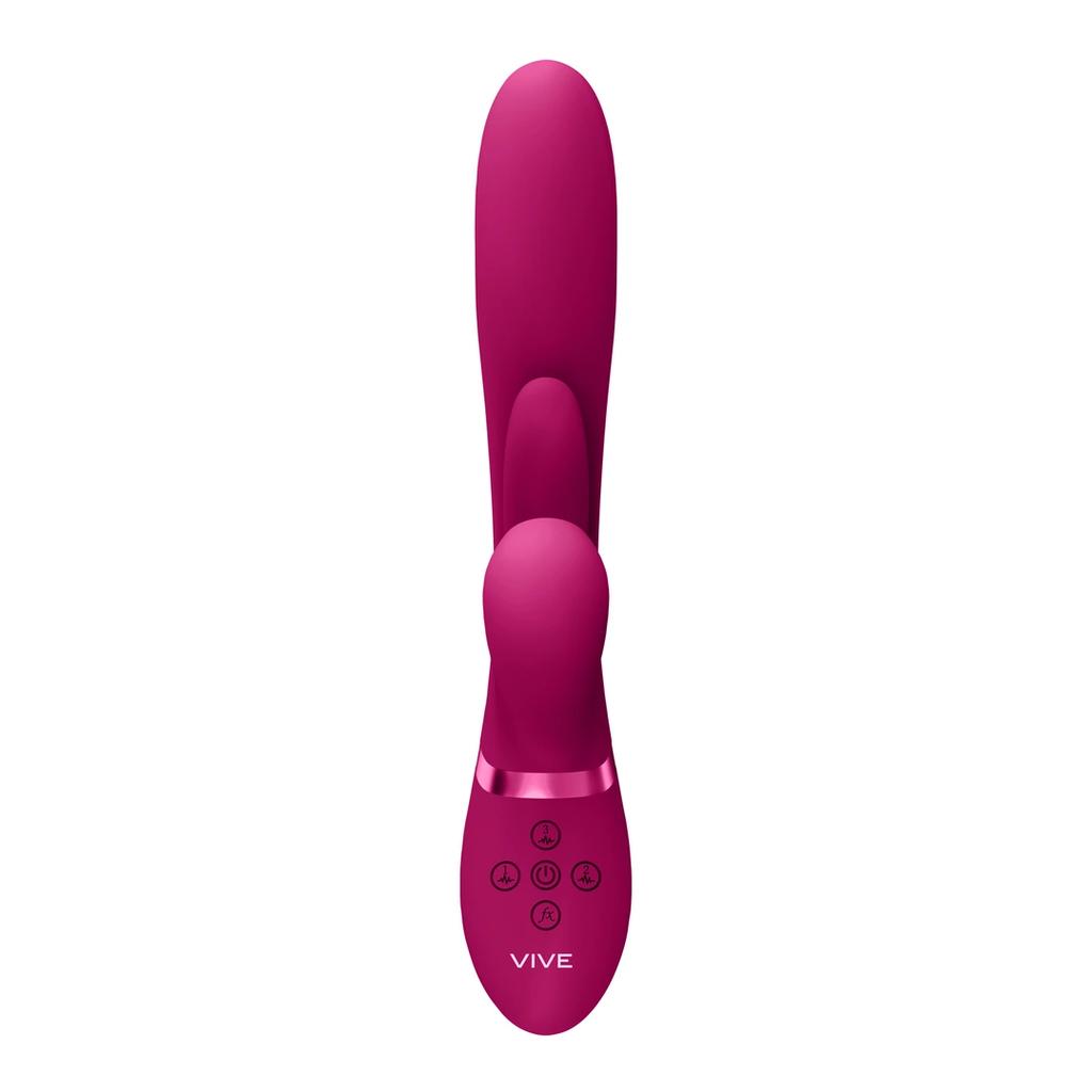 Vive - G-spot Vibrator with Fluttering Tongue and Pulse Wave Stimulator Kura