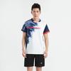 Summer badminton jersey set men's and women's fast-drying breathable table tennis team competition jersey printing number printing net row jersey