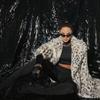 Women's leopard print imitation fur jacket fox hair long coat toka hooded winter mink trench coat fur