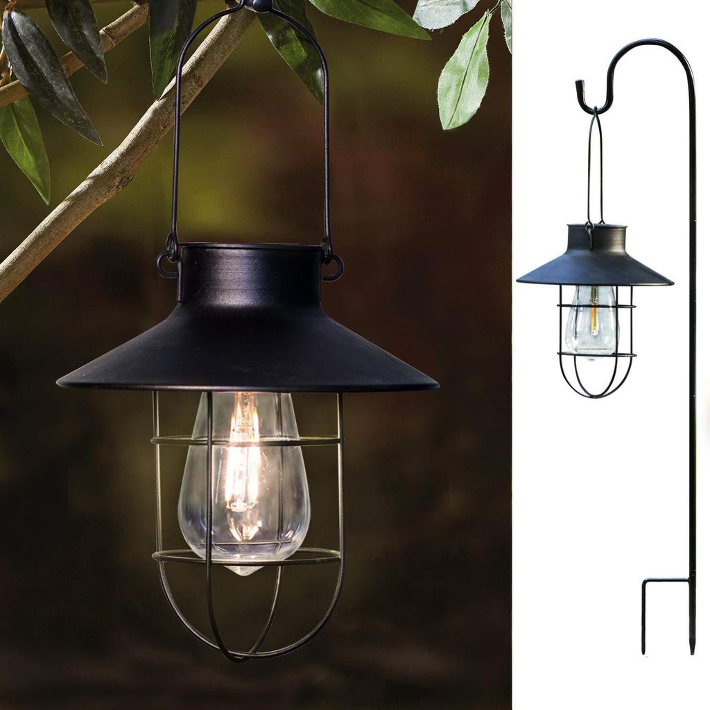 JYL TS/011,Solar Vintage Explosion-Proof Light for Outdoor Garden Camping Balcony Hanging Ambient Night Lamp