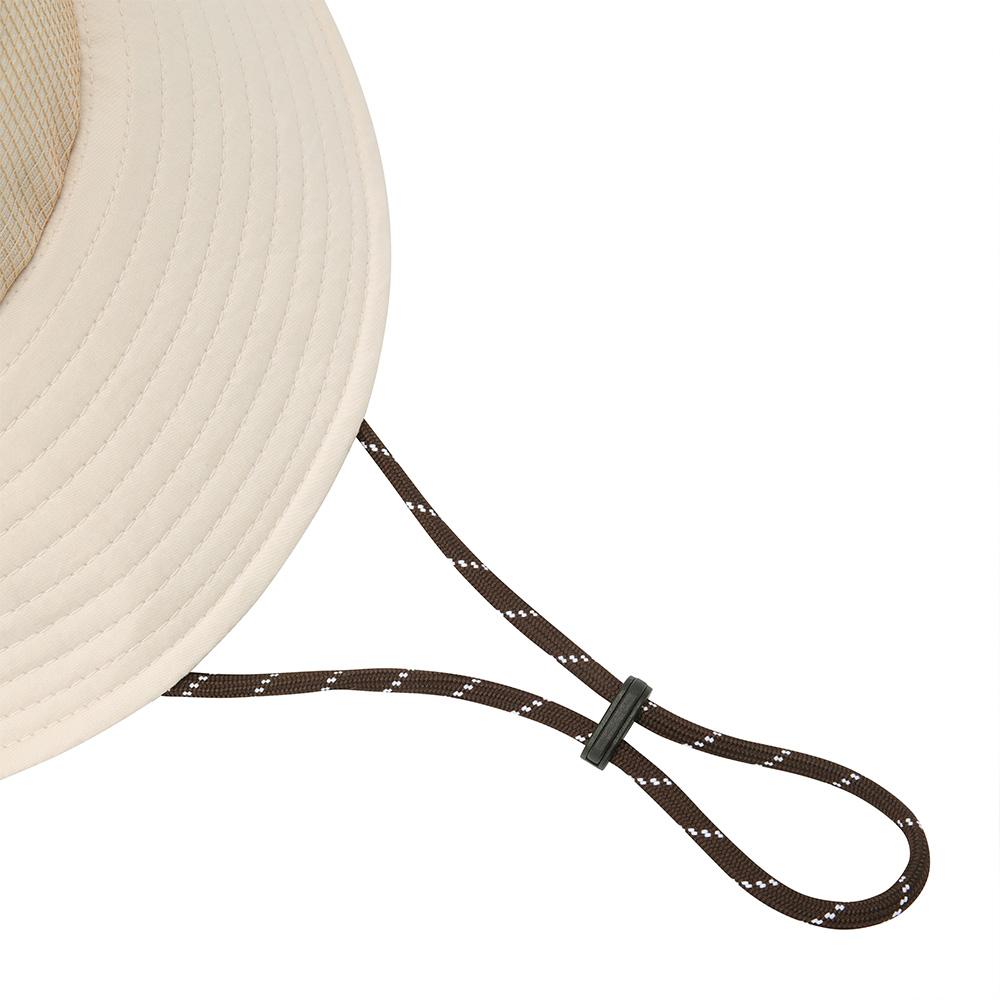 MALBON GOLF Mesh Ventilation Bucket Hat Beige