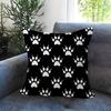 Fashion Black Cat Paw Cushion Cover Pillowcase Upholstery Sofa Throw Pillow Home Decor Pillowcas