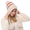 Woolen Hat New Autumn and Winter Women's Velvet Thickened Warmth and Coldproof Ear Protection Chenille Soft Knitted Hat