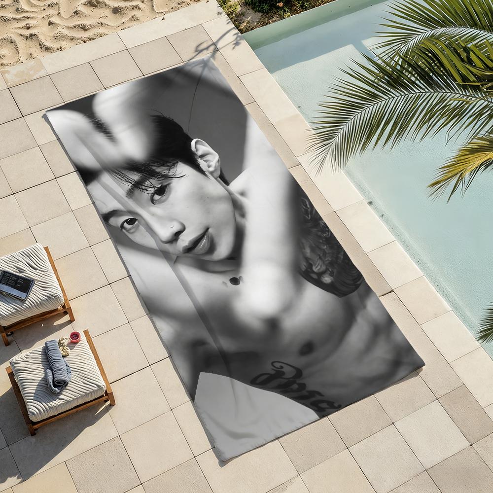 American rapper J-Jay P-Park Towel Drying Bath Towel Applicable To Light Swimming Camping Yoga Beach Out