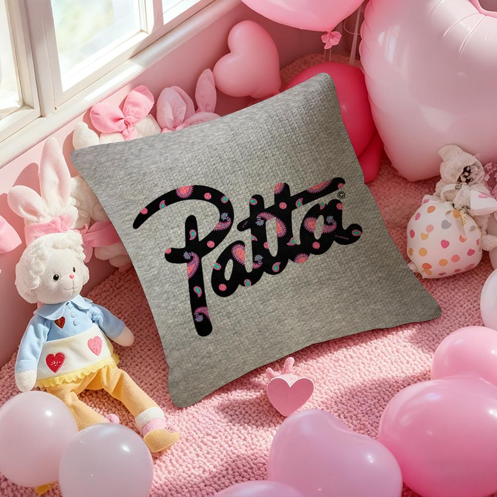 Luxurious PPattaS Pillow Case Antidustmite Pillowcase Invisible Zipper Silky Short Plush Sofa Cushion Cover