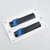 2pcs ABS S Line Logo Sline Badge Car Fender Side Emblem For  qwe12 A3 A4 A5 A6 A7 A8 A1 A2 Q2 Q3 Q4 Q5 Q7 Q8 S3 S4 S5 S6 S7 TT RS