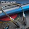 60 Hours Playback Wireless Bluetooth 5.3 Headphones Neckband Bass Stereo Sports Waterproof Headphones with Microphone