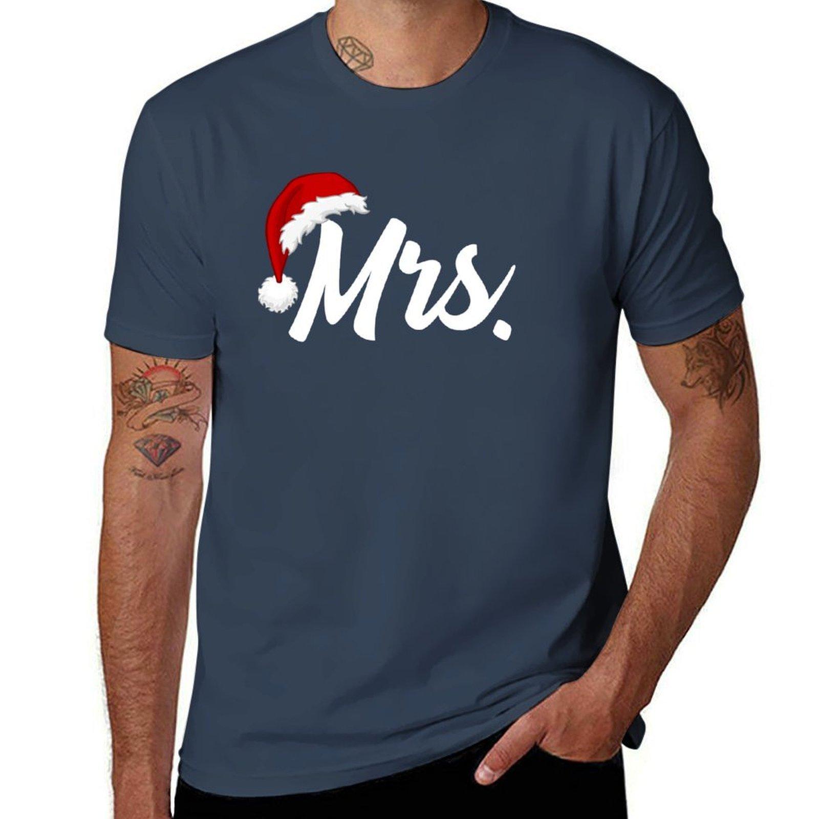 Mrs Christmas Shirt Tshirt Holiday Party Tee Shirt S