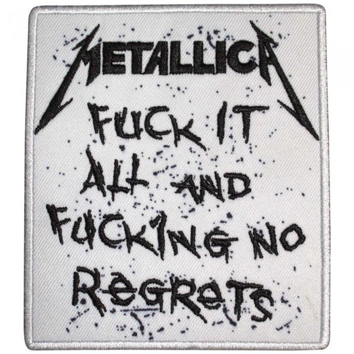 Metallica No Regrets Woven Iron On Patch