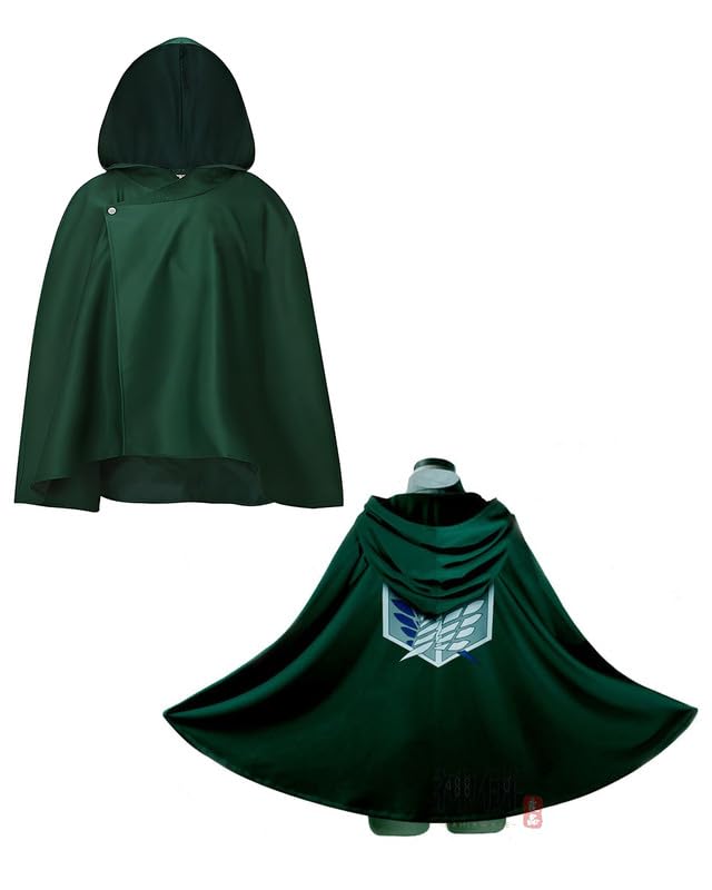 [Ausgezeichnete Qualität] Aufklärungsregiment Umhang Cosplay Kostüm für Attack on Titan, Aufklärungsregiment, Erwachsene, Kostüm für Kulturfeste, Veranstaltungen und Junggesellenabschiede