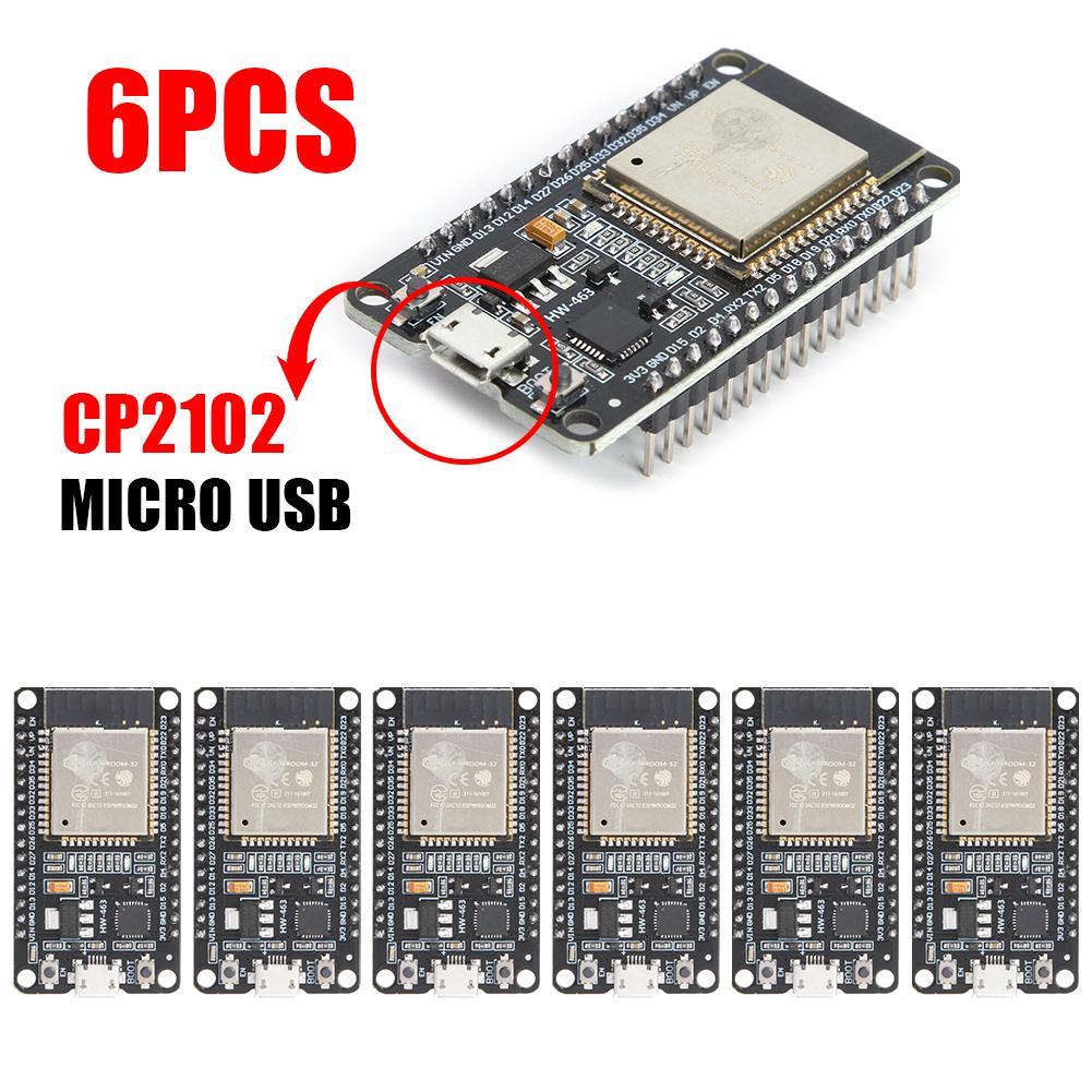 ESP32 -32 Entwicklungsboard TYP-C CH340C/ USB CP2102 WiFi+Bluetooth Ultra-Niedriger Stromverbrauch Dual-Core Drahtlosmodul
