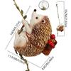 Resin Climbing Hedgehog Ornament Handmade Landscape Animals Decoration  Garden Courtyard Balcony