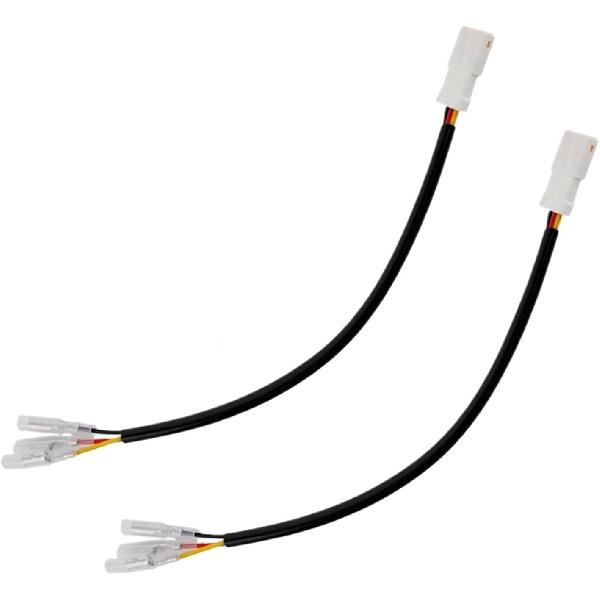 Tail Light Wires Adapter Plug Connectors 3 Power Cords Turn Signal Light Plug Adapter Wires Compatible With KTM 200 250 690 790 DUKE EXC(1 set