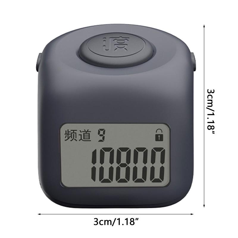 Portable Mini Rechargeable Digital Finger Ring Electronic Hand Tally Counter Silent Prayer Counter Clicker 9 Dropshipping