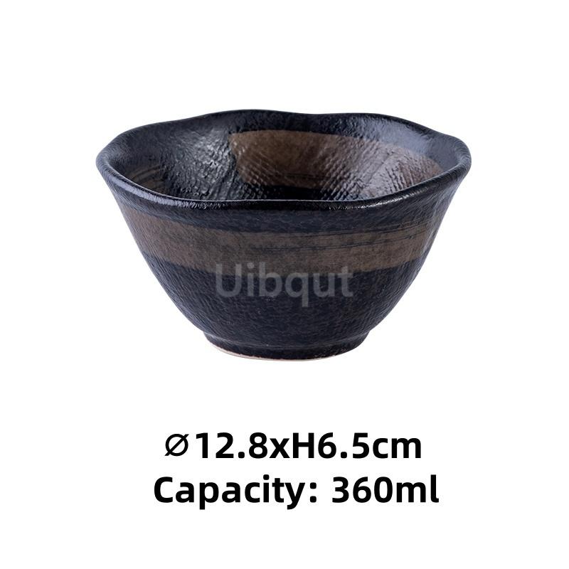 5inch 5.5 Inch Japanese Ceramic Rice Bowl Porcelain Dishes Pretty Restaurant Table Top Items Soup Noodles Sauce Bowls Dinnerware