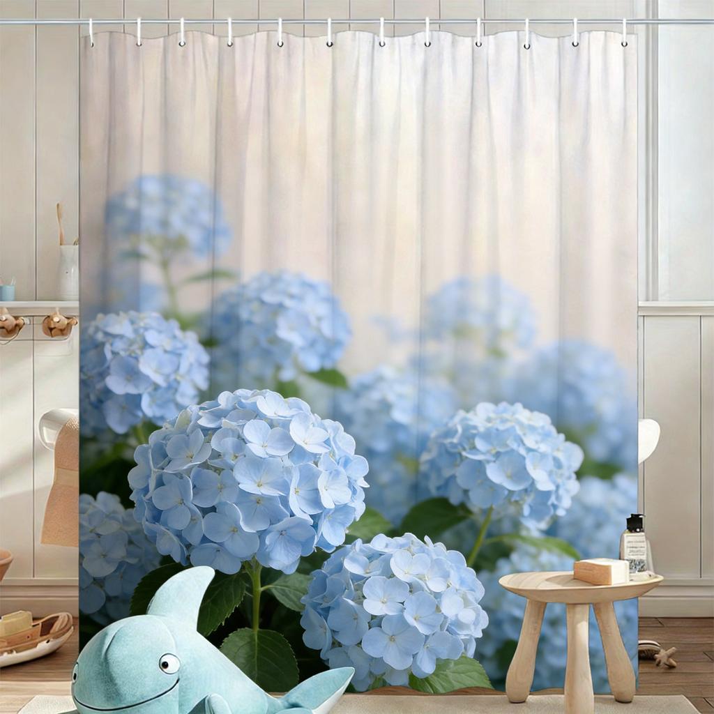 Vibrant Sunflower Field Waterproof Shower Curtain for Bright Bathroom Decor