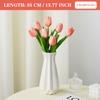 3PCS Artificial Tulip Bouquet Real Touch Long Stem Flowers for Wedding Garden Decor Home Vase Centerpiece Mother's Day Gift