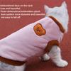 Winter Cat Clothes Thickened Warm, Cartoon Embroidery Plush Pet Coat for Cats – 4 Sizes S-XL