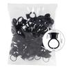 50-Pack Grafting Eyelash Glue Holder Rings with Flip-Top Seal