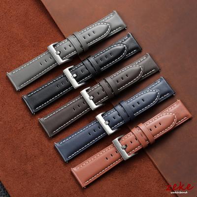 Top Grain Genuine Leather Watch Band Quick Release 18mm 20mm 22mm Watch Straps Vintage Brown Black Cowhide Bands for Men Women