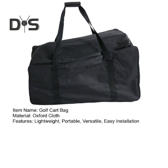 Golf Push Cart Bag Heavy-Duty Storage Organizer Large Capacity Carts Cover Protector Versatile Nylon Bag for Golf Fitness Travel Beach Camping