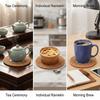 Autumn Vine Tea Set Pad Handcraft Anti Scald Mat Heat Dissipation Coaster  Tea Table