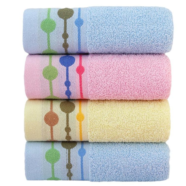 Plaid Cotton-Polyester Hand Towel - Soft, Absorbent, Ideal for Home & Hotel Use