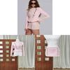 Jaded Londaw Lace Embroidered Short Jacket And Bodycon Skirt Set For Date Night
