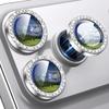 Bling Diamond Glitter Camera Lens Protector Cover For iPhone 17 Pro Max Air 16 E Plus 16E 15 14 13 Mini 12 11 17Pro 16Pro Phone Protection Accessories